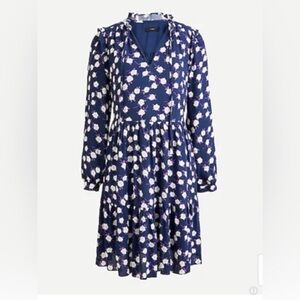 New Jcrew floral dress navy